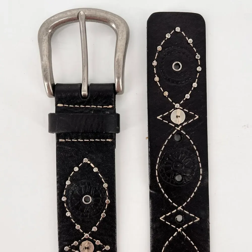 Fossil western leather